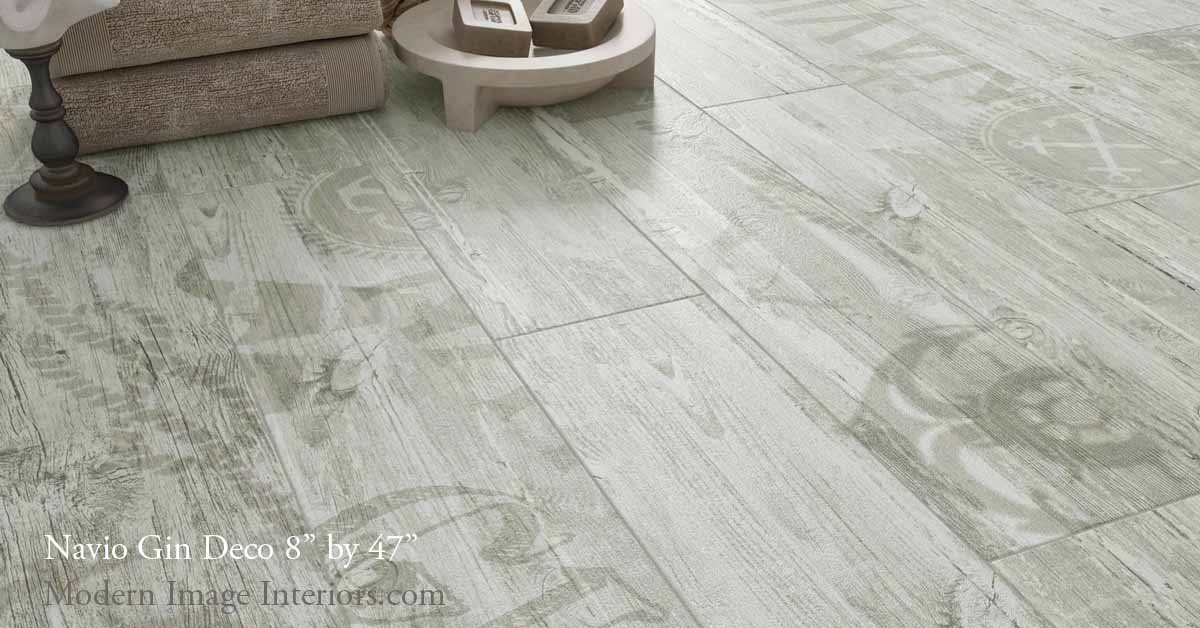Navio Gin Deco WoodLook Tile Plank